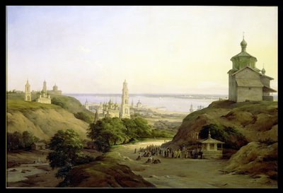 View of Yuryevets, on the Volga by Nikanor Grigor